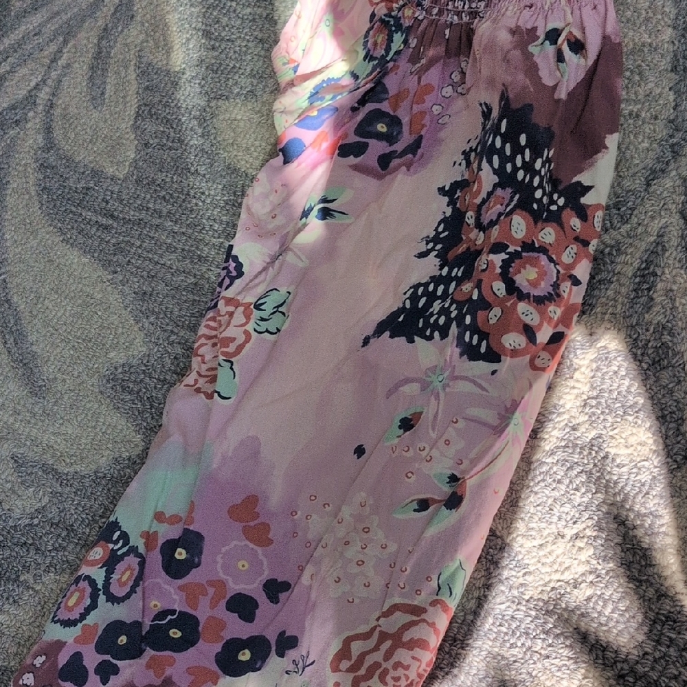 Floral Pink Maxi Dress